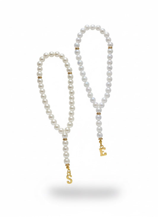 Bestie Tesbih Set – Beige & Holographic