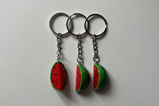 Watermeloen sleutelhanger